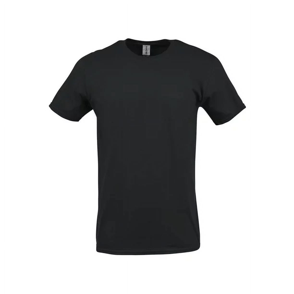 Gildan Adult Short Sleeve Crew T-Shirt for Crafting - Black, Size ...