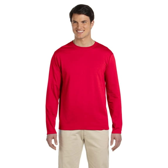 Gildan Adult Softstyle® Long-Sleeve T-Shirt, CHERRY RED, 3XL