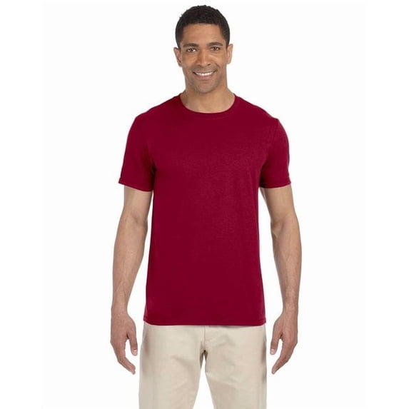 Gildan Adult Softstyle T-Shirt - CARDINAL RED - L