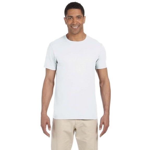 Gildan Adult Softstyle T-Shirt - WHITE - 5XL