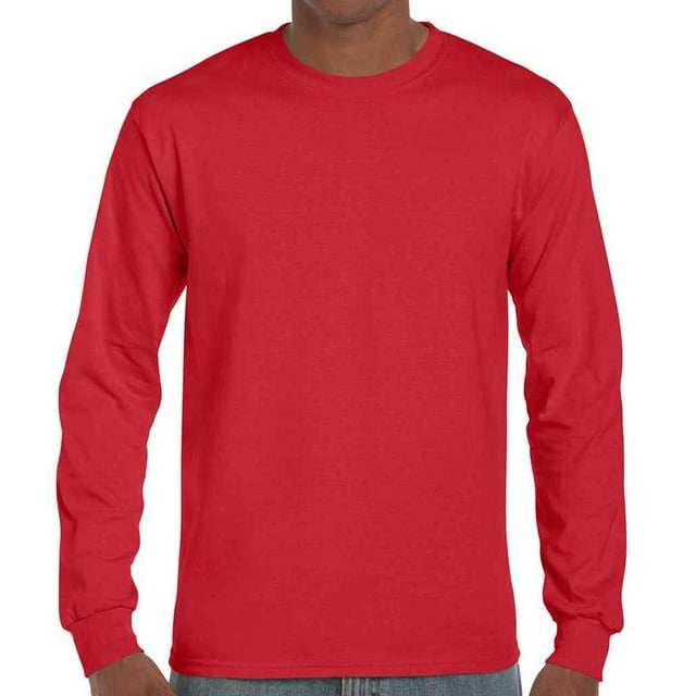 Gildan Adult Ultra Cotton Long-Sleeved T-Shirt - Walmart.com