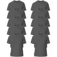 thumbnail image 1 of Gildan Mens Ultra Cotton T-Shirt, XL, Charcoal (Pack of 10) 10 Charcoal, 1 of 1