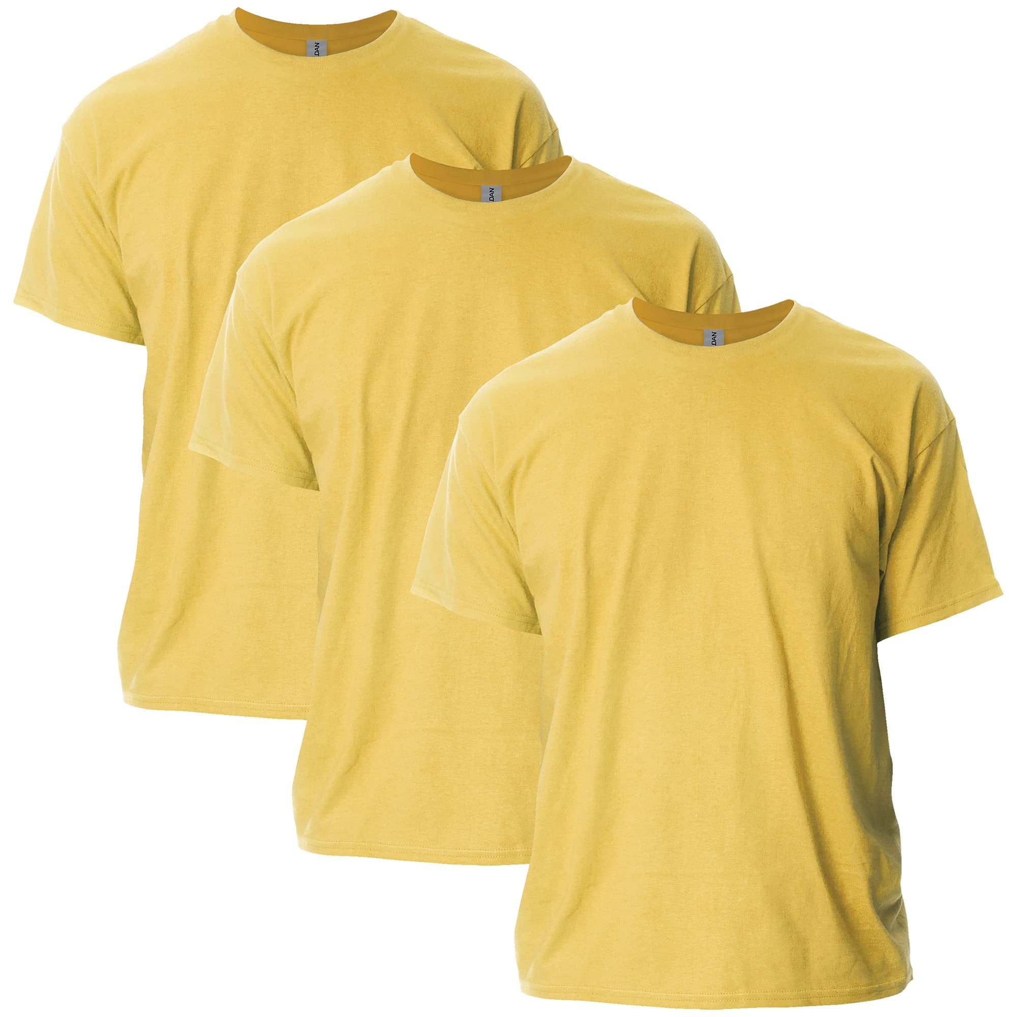 Gildan Adult Ultra Cotton T-Shirt, Style G2000, Multipack, Gold 3-Pack,  X-Large 