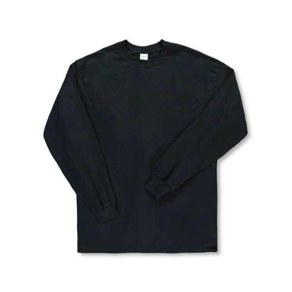 Gildan Adults' L/S T-Shirt - black, m (Big Girls)