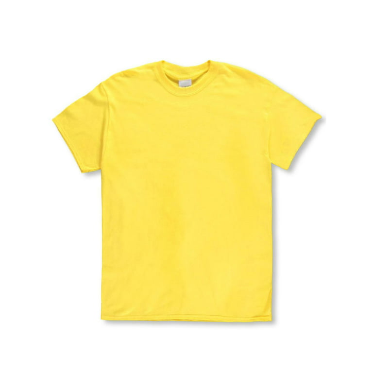 Gildan Adults' Unisex T-Shirt (Adult Sizes S - 4XL) - yellow, s (Big Girls)