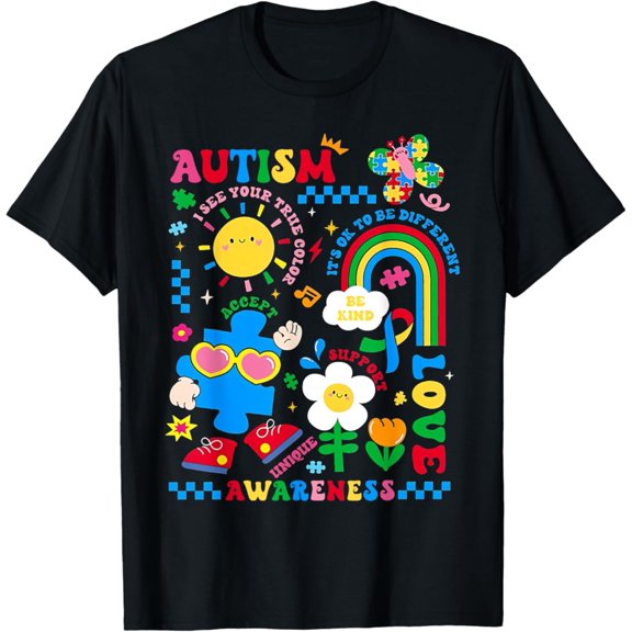 Gildan Autism Awareness Acceptance Its Ok To Be Different WoKid T-Shirt Gift for Men Women Unisex Tee