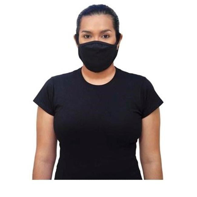 Gildan B496425000 Adult Face Mask, Black - One Size - Walmart.com