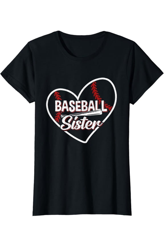Baseball Sister Girl WoBaseball Love Baseball Player T-Shirt Gift for Men Women Unisex Tee
