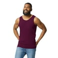 thumbnail image 1 of Gildan Best Tank Tops for Men Maroon Sleeveless T Shirt Summer Classic Fit Workout Undershirts Size – 3XL, 1 of 4
