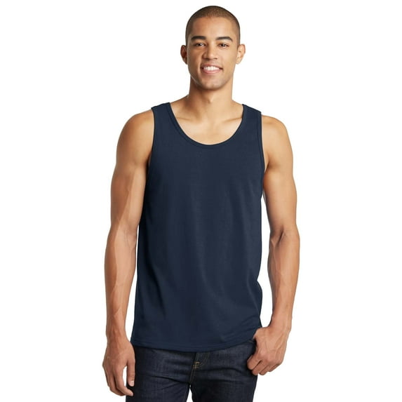 Gildan Best Tank Tops for Men Navy Sleeveless T Shirt Summer Classic Fit Workout Undershirts Size – L