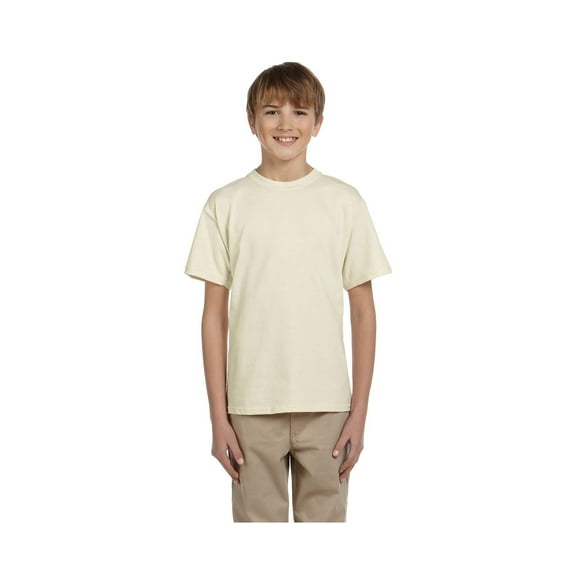 Gildan Big Boy's Seamless Double Needle Preshrunk T-Shirt, Style G2000B