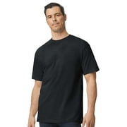 Gildan Big and Tall Men Short Sleeve T-Shirt, Black Sizes LT-3XLT | 100 Ultra Cotton Crew Neck Tall Tee
