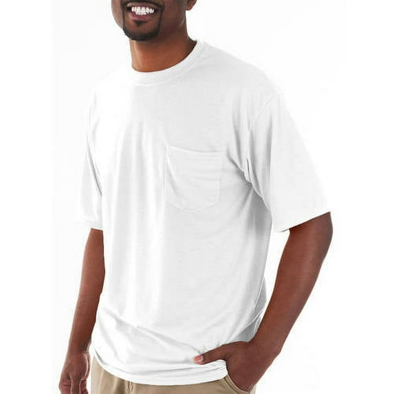 Gildan Big and tall men's classic short sleeve t-shirt with pocket
