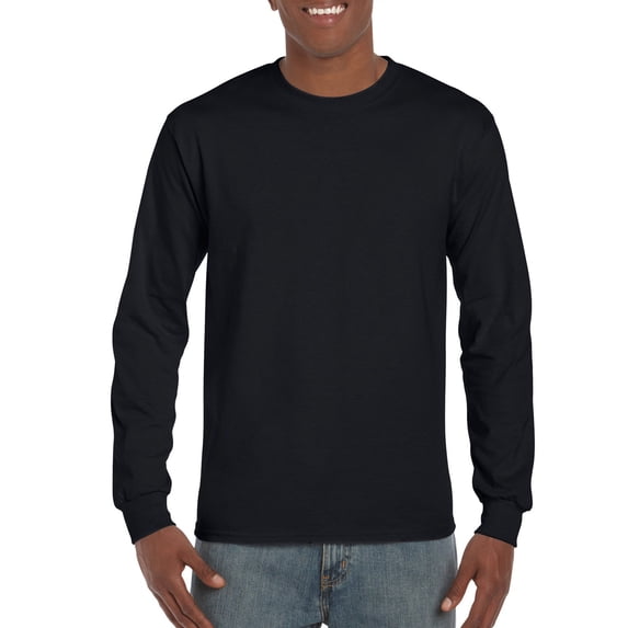 Gildan Big mens classic long sleeve t-shirt