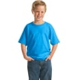 thumbnail image 1 of Gildan Boy's 100 Percent Cotton Short Sleeve Taped Neck T-Shirt - 5000B, 1 of 1