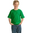 thumbnail image 1 of Gildan Boy's 100 Percent Cotton Short Sleeve Taped Neck T-Shirt - 5000B, 1 of 1