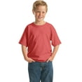 thumbnail image 1 of Gildan Boy's 100 Percent Cotton Short Sleeve Taped Neck T-Shirt - 5000B, 1 of 1