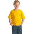 thumbnail image 1 of Gildan Boy's 100 Percent Cotton Short Sleeve Taped Neck T-Shirt - 5000B, 1 of 1