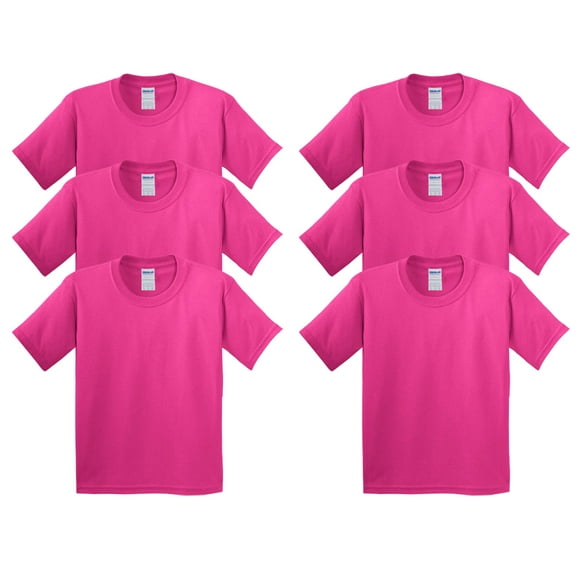 Gildan Boy's Crewneck Short Sleeve Cotton T-Shirt