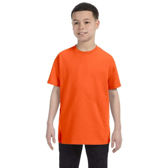 Gildan Boy's Crewneck Short Sleeve Cotton T-Shirt