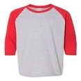 thumbnail image 1 of Gildan Boy's Heavy Cotton™ Raglan Three-Quarter Sleeve T-Shirt, 1 of 3