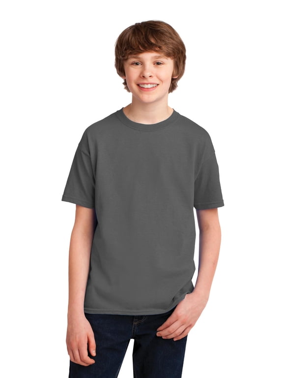 Boy's Short Sleeve 100 Percent Polyester T-Shirt - 42000B