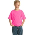 thumbnail image 1 of Gildan Boys 100 Percent Cotton Short Sleeve Taped Neck T-Shirt. 5000B, 1 of 1