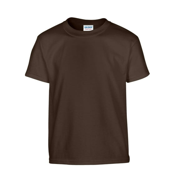 Gildan Boys/Girls Plain Cotton Heavy T-Shirt