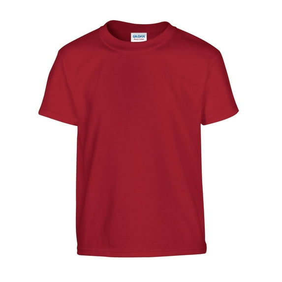 Gildan Boys/Girls Plain Cotton Heavy T-Shirt