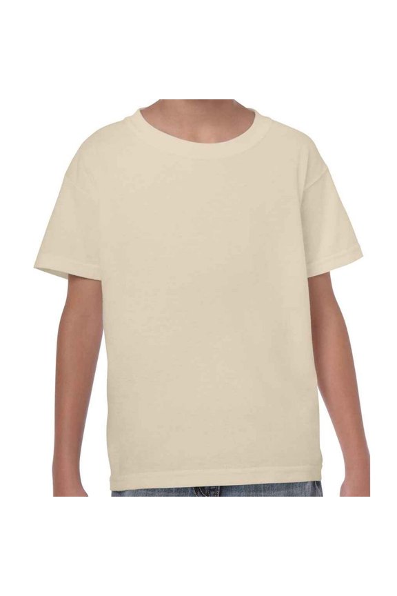 Boys/Girls Plain Cotton Heavy T-Shirt