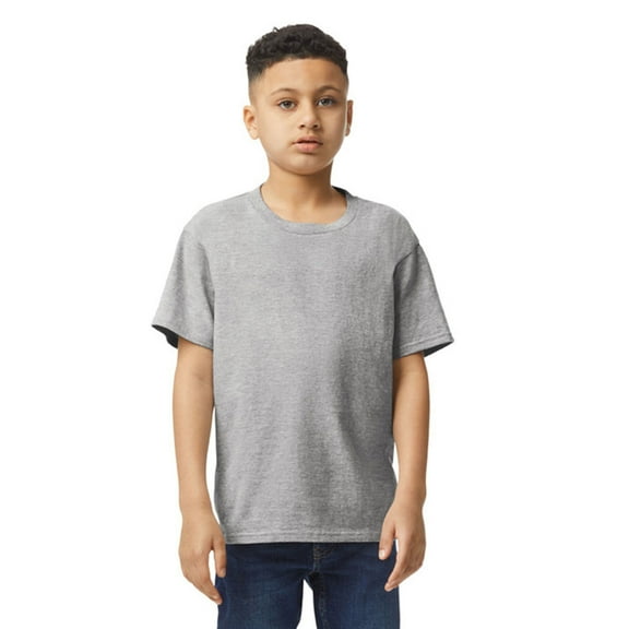Gildan Boys/Girls Plain Cotton Lightweight T-Shirt