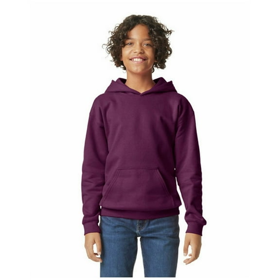 Gildan Boys/Girls Softstyle Plain Midweight Hoodie