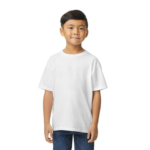 Gildan Boys/Girls Softstyle Plain Midweight T-Shirt
