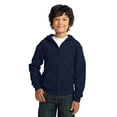 thumbnail image 1 of Gildan Boys Long Sleeve Full-Zip Hooded Sweatshirt. 18600B, 1 of 1
