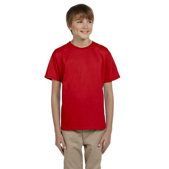 Gildan Boys Ultra Cotton Seamless Collar T-shirt G200B