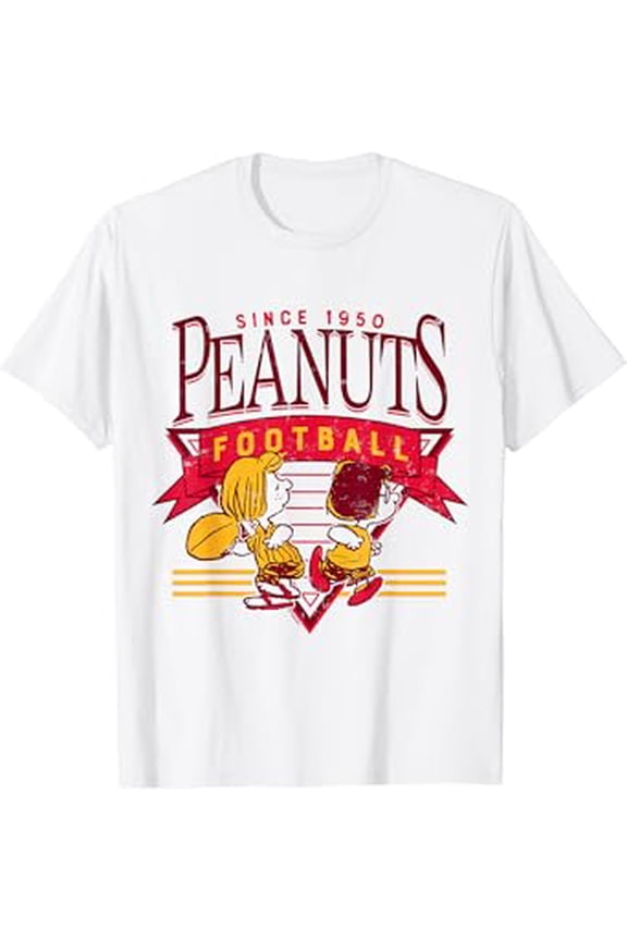 Cartoon - Football Peppermint Patty And Marcie Since 1950 Hot Trending T-Shirt Unisex S To 5Xl