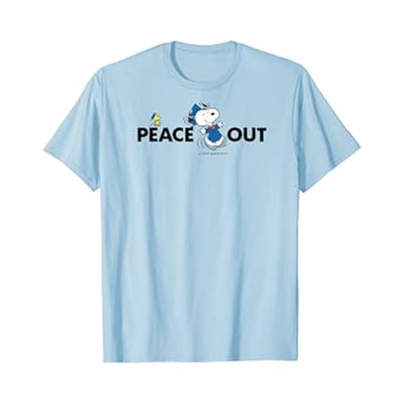 Gildan Cartoon Graduation Peace Out Pe@Nut Wudstock Hot Trending T-Shirt Unisex S To 5Xl