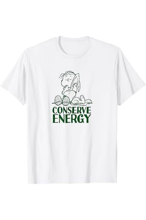Cartoon - Linus Pe@Nut Earth Day Conserve Energy Hot Trending T-Shirt Unisex S To 5Xl