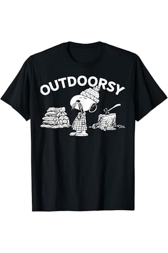 Cartoon - Outdoorsy Pe@Nut Lumberjack Hot Trending T-Shirt Unisex S To 5Xl