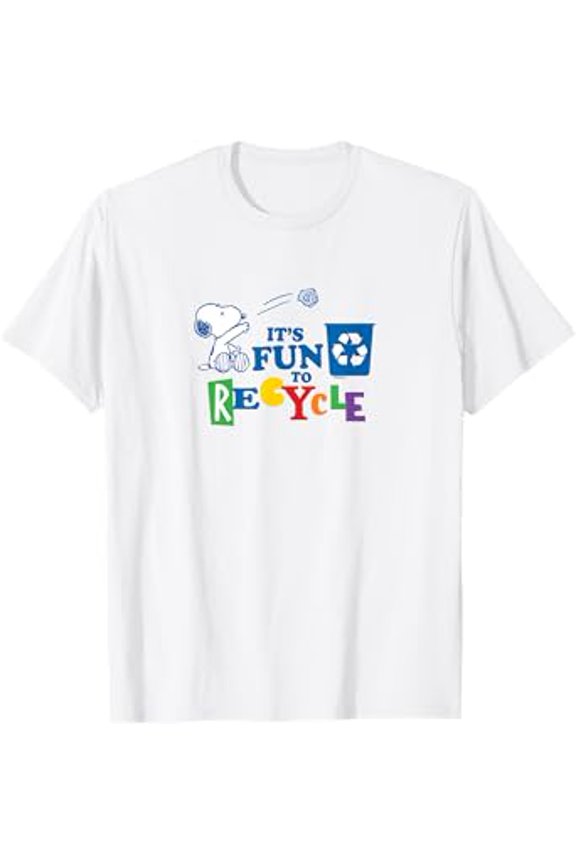 Cartoon - Pe@Nut Earth Day It'S Fun To Recycle Hot Trending T-Shirt Unisex S To 5Xl