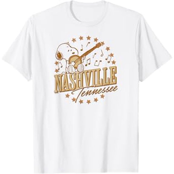 Gildan Cartoon - Pe@Nut Nashville Tennessee Music Stars White Hot Trending T-Shirt Unisex S To 5Xl