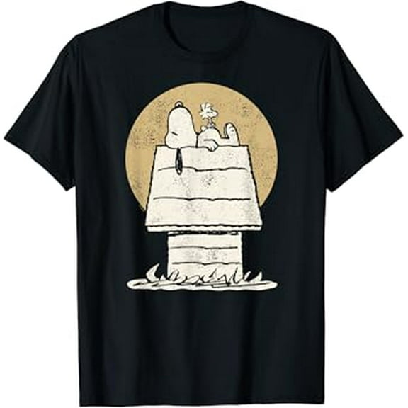 Gildan Cartoon - Pe@Nut Wudstock Doghouse Hot Trending T-Shirt Unisex S To 5Xl