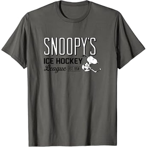 Gildan Cartoon - Snoopy'S Ice Hockey League Hot Trending T-Shirt Unisex S To 5Xl
