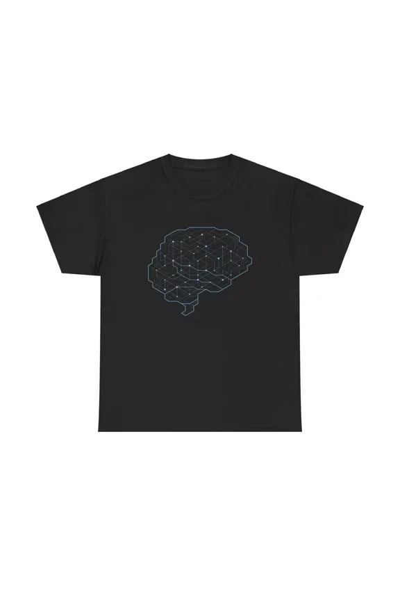 Cool Neural Network Brain Graphic T-Shirt