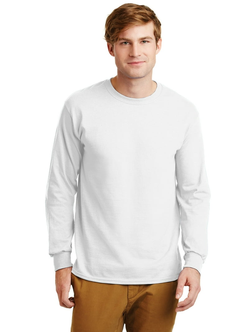 Gildan 100% Cotton 6 oz. Long-Sleeve T-Shirt (G240) White