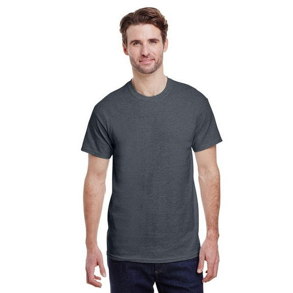 Gildan Cotton 6 oz. T-Shirt (G200) Dark Heather, 2XL
