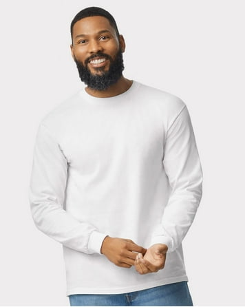 Jerzees 5 oz. HiDENSI-T Long-Sleeve T-Shirt (363L) Black, XL Jerzees 5 oz. HiDENSI-T Long-Sleeve T-Shirt (363L) Black, XL
