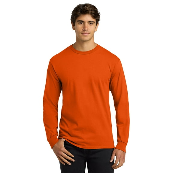 Gildan Cotton Long Sleeve T-Shirt for Men