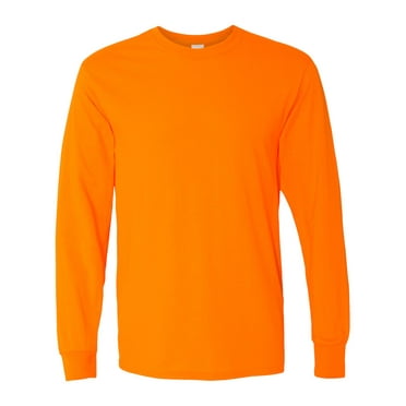 Gildan Cotton Long Sleeve T-Shirt for Men - Walmart.com