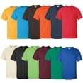 thumbnail image 1 of Gildan Cotton T Shirt for Men, Crew Neck Multi Colors | Short Sleeve, Pack 12 | Size – Medium, 1 of 5